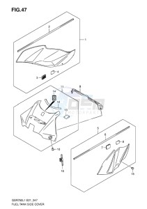 GSR750 EU drawing FUEL TANK