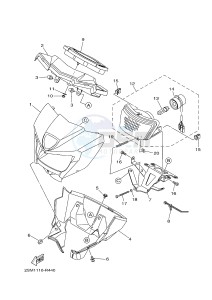 YFM700FWAD YFM70GPLG GRIZZLY 700 EPS LIMITED EDITION (B315) drawing HEADLIGHT 2