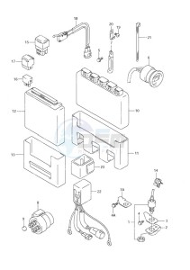 DF 60 drawing Engine Control Unit