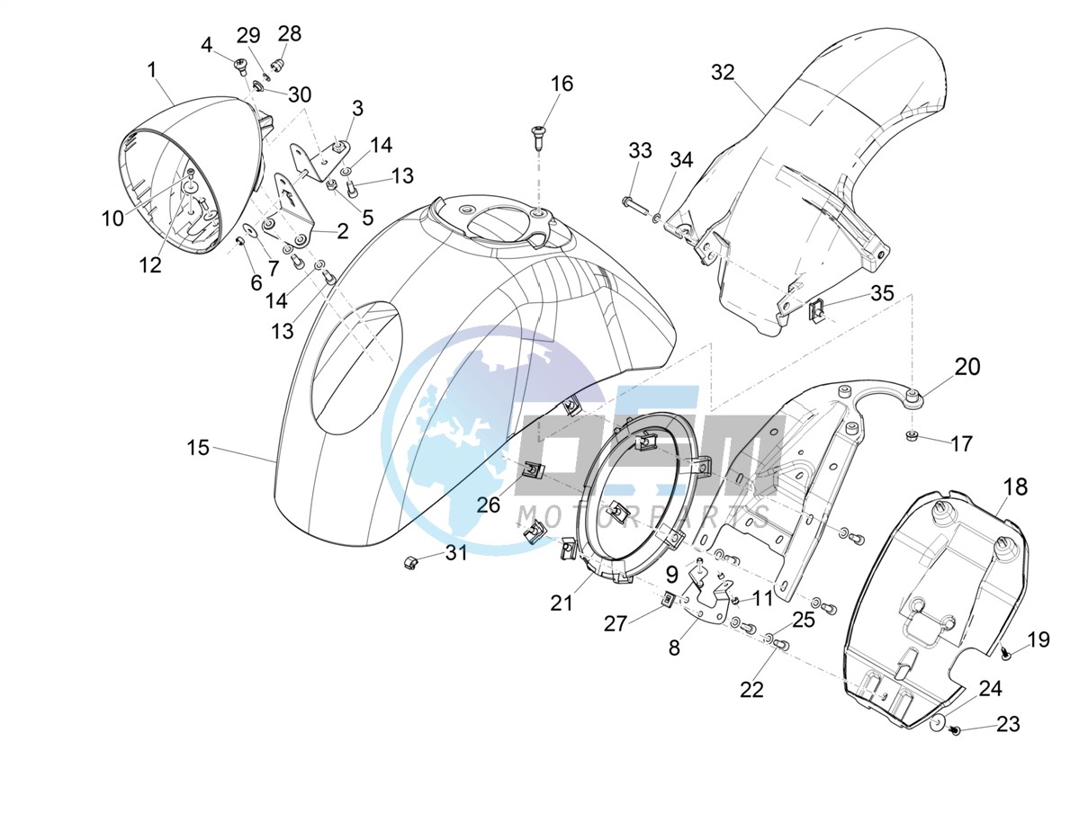 Wheel housing - Mudguard