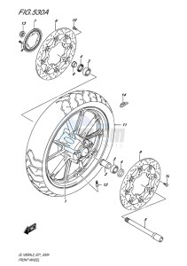 DL1000 ABS V-STROM EU drawing FRONT WHEEL