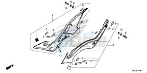 CBR650FAE CBR650FAE 2ED - (2ED) drawing SIDE COVER