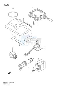 AN650 (E3-E28) Burgman drawing ELECTRICAL (AN650AL1 E28)