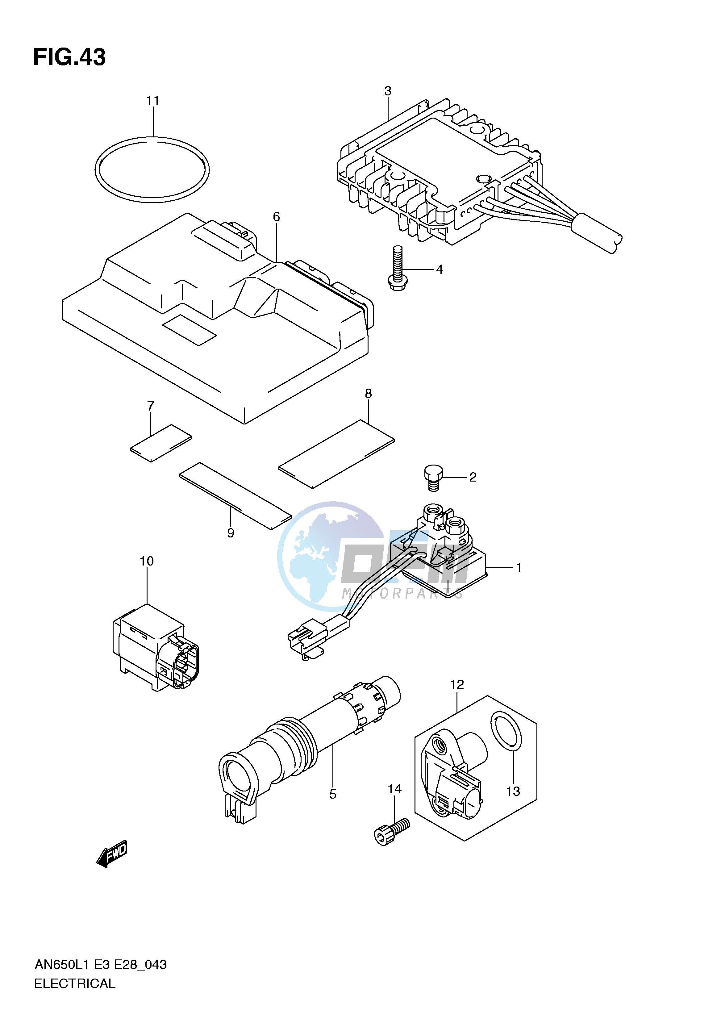 ELECTRICAL (AN650AL1 E28)