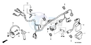 CRF450XC drawing WIRE HARNESS