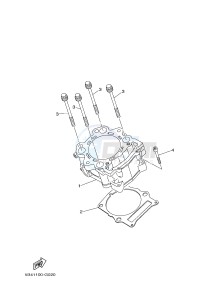 YXM700E YXM700PF VIKING EPS (1XPR) drawing CYLINDER