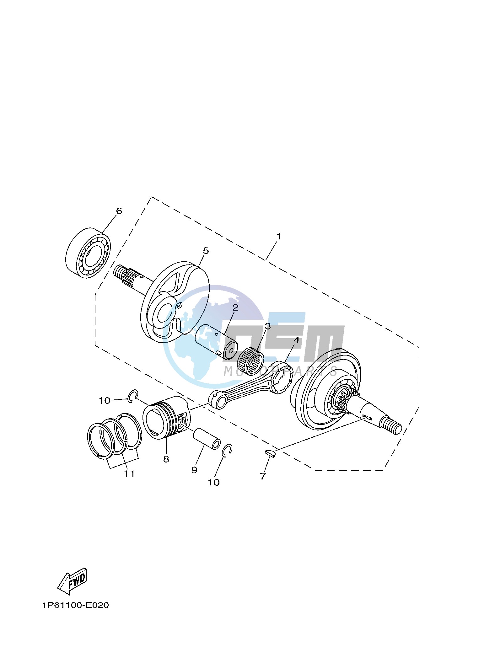 CRANKSHAFT & PISTON