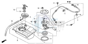 NHX110WH drawing FUEL TANK