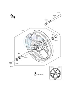 ER-6F_ABS EX650FFF XX (EU ME A(FRICA) drawing Front Hub