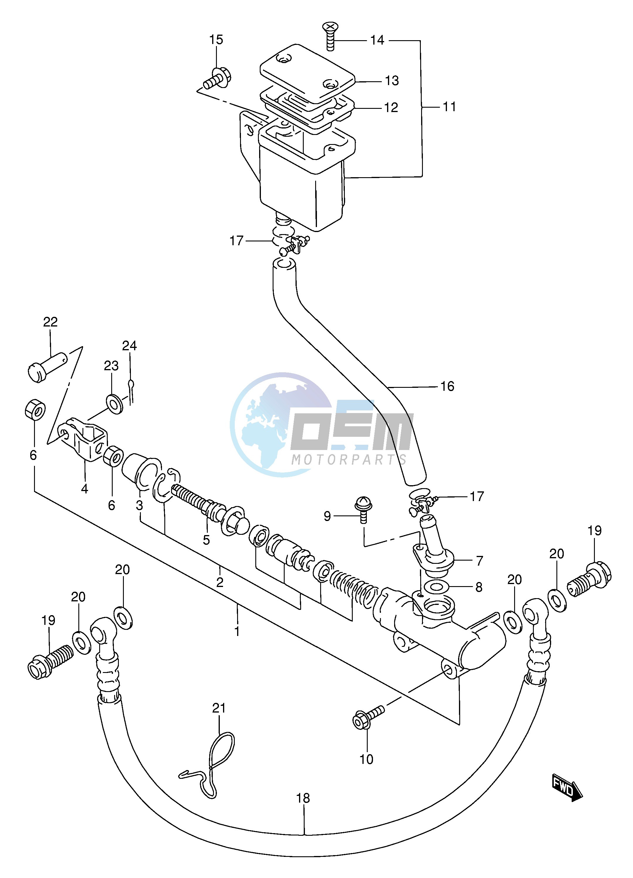 REAR MASTER CYLINDER