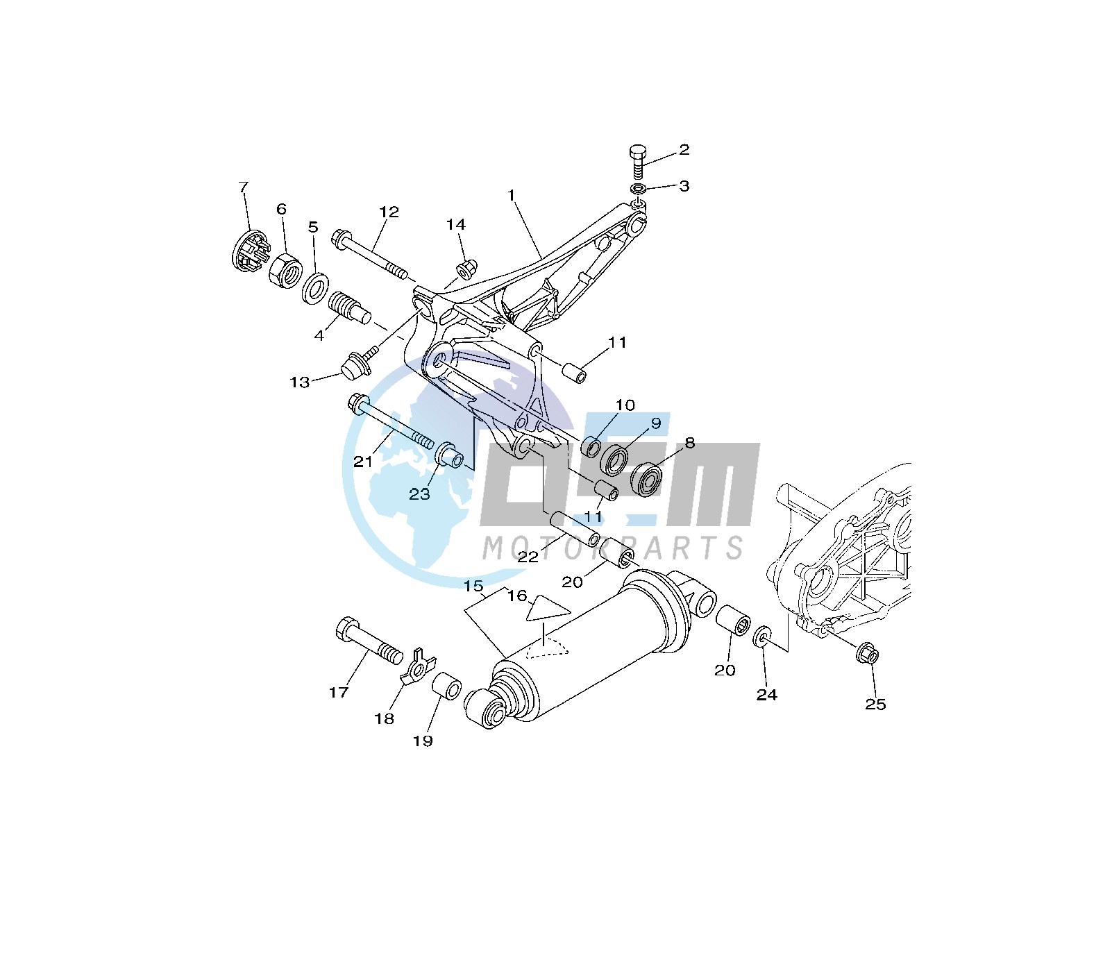 REAR ARM AND SUSPENSION