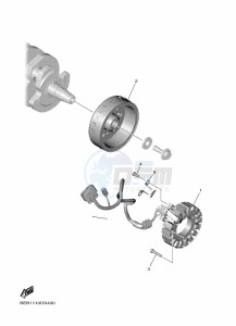 YZF690 YZF-R7 (BEB4) drawing GENERATOR