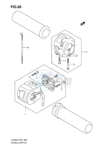 VL800CUE INTRUDER EU drawing HANDLE SWITCH