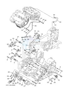 XV1900A MIDNIGHT STAR (1CR4) drawing OIL PUMP