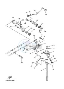 F50AEDL drawing THROTTLE-CONTROL