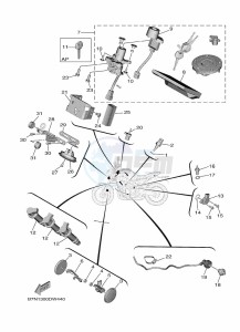 MT-09 MTN890 (B7NV) drawing ELECTRICAL 2