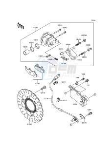 NINJA_250SL_ABS BX250BFF XX (EU ME A(FRICA) drawing Rear Brake