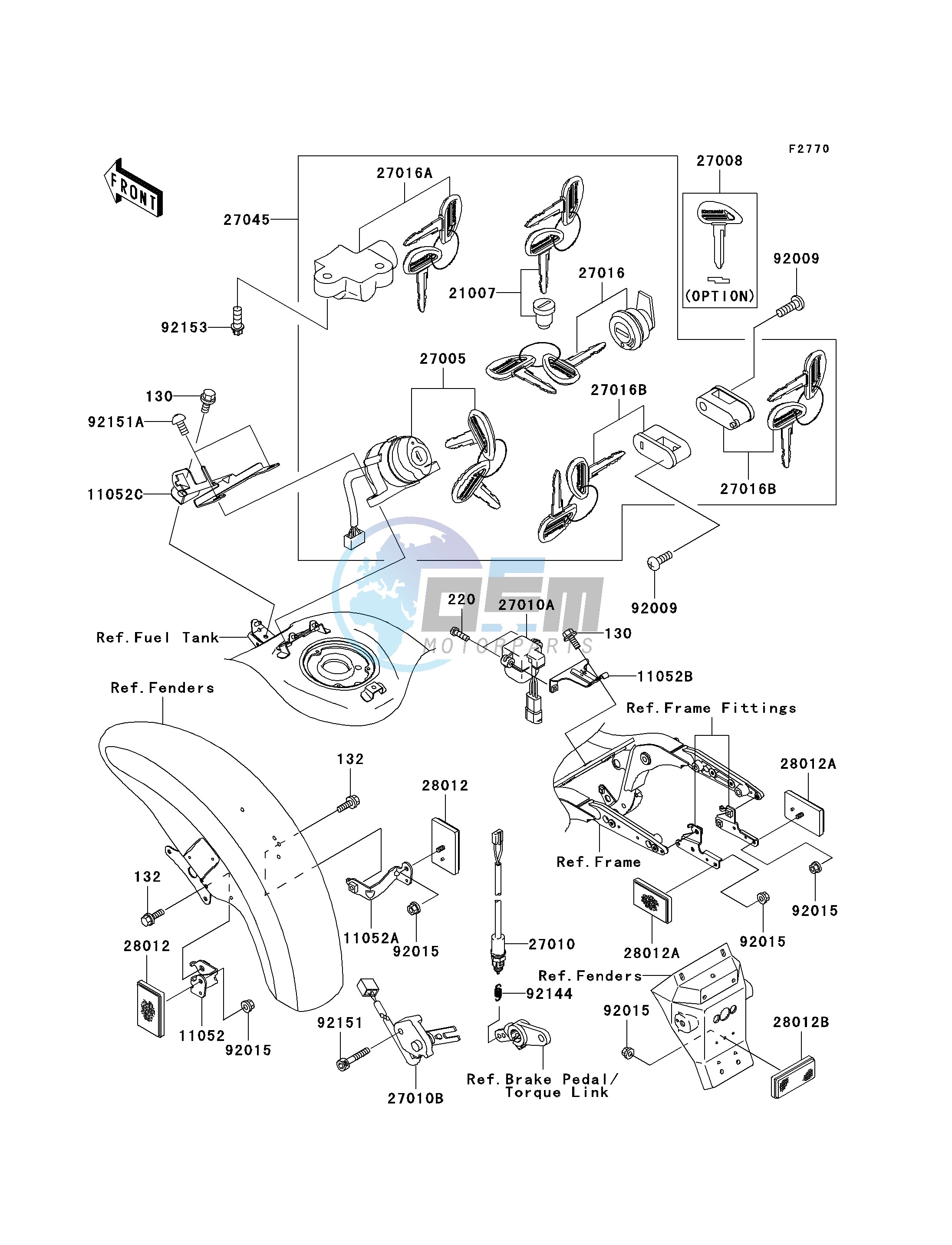 IGNITION SWITCH_LOCKS_REFLECTORS