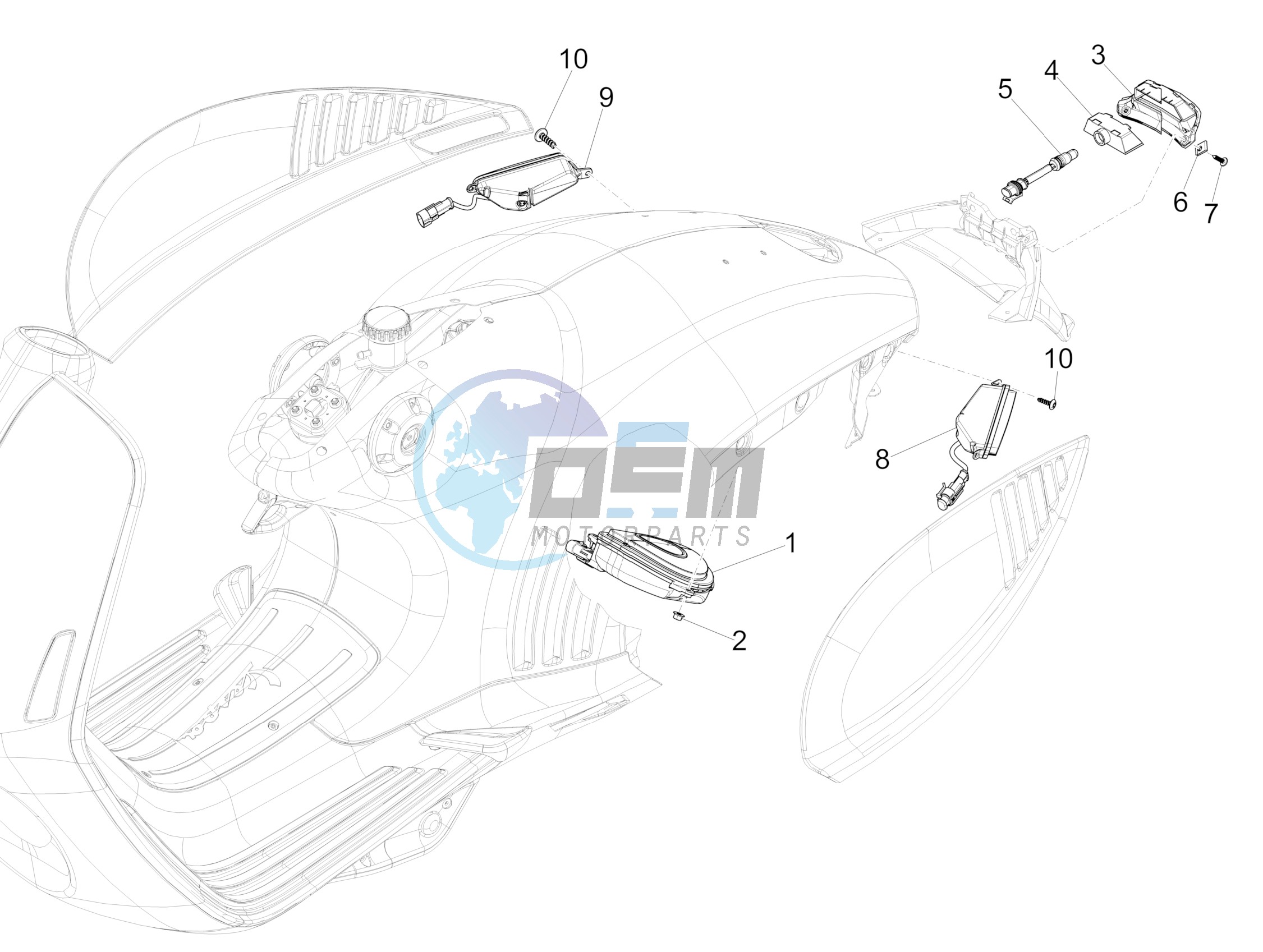 Rear headlamps - Turn signal lamps