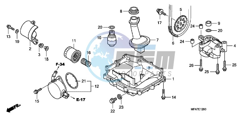 OIL PAN/ OIL PUMP