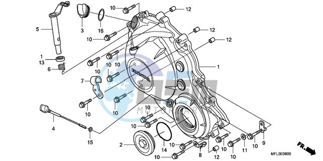 RIGHT CRANKCASE COVER