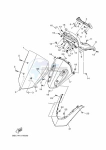 GPD155-A NMAX 155 (BBD5) drawing WINDSHIELD