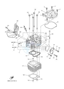 YS125-5C YS125 (BT41) drawing CYLINDER