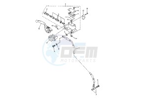 WR F 250 drawing FRONT MASTER CYLINDER