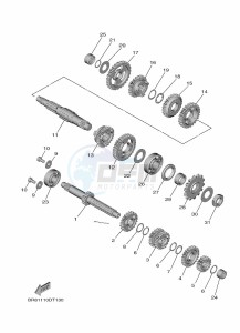 YZ65 (BR86) drawing TRANSMISSION