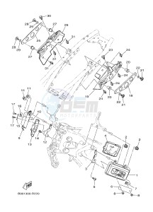 MTM850 MTM-850 XSR900 (B90W) drawing SIDE COVER