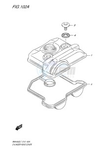 RMX450 drawing CYLINDER HEAD COVER