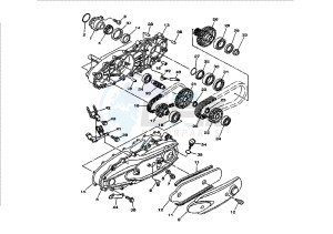 XP T-MAX 500 drawing SUB TRASMISSION