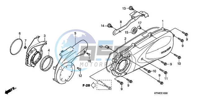 LEFT CRANKCASE COVER