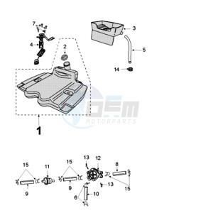 VIVA 3 L 50 4T A drawing TANK AND FUEL PUMP PAILOLI