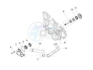 RX 125 E4 (EMEA) drawing Cooler pump