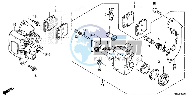 FRONT BRAKE CALIPER