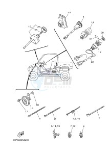 YXM700ES YXM70VPSF VIKING (1XPX) drawing ELECTRICAL 2