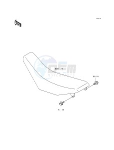 KX 250 K [KX250] (K) [KX250] drawing SEAT