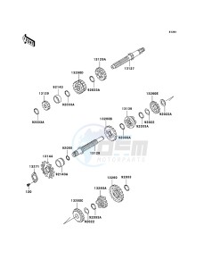 ELIMINATOR 125 BN125-A8 GB XX (EU ME A(FRICA) drawing Transmission