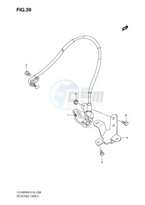 LT-Z400 (E19) drawing REVERSE CABLE