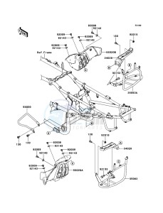 KFX700 KSV700A8F EU drawing Footrests