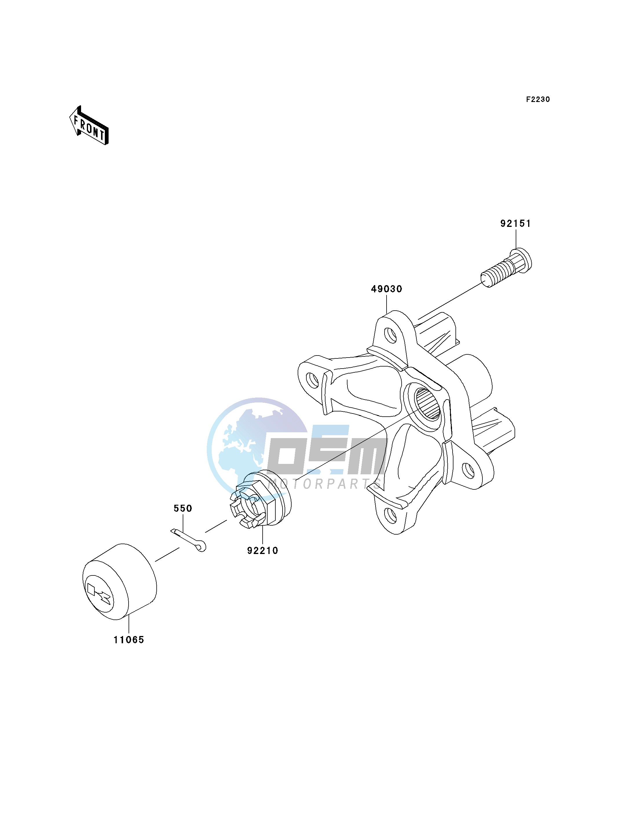 FRONT HUB