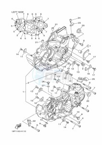 YFZ450R (BKD3) drawing CRANKCASE