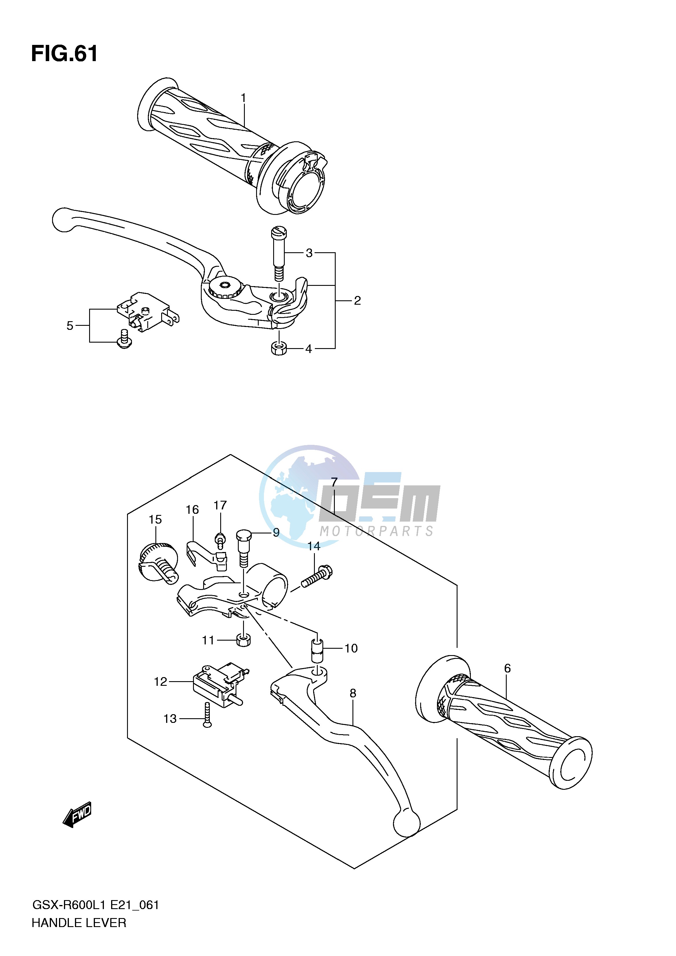 HANDLE LEVER