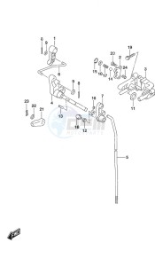 DF 30A drawing Clutch Rod Remote Control