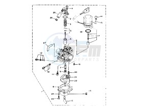 YA R AXIS 50 drawing CARBURETOR