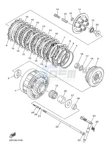 XJ6NA 600 XJ6-N (NAKED, ABS) (36BF 36BG) drawing CLUTCH