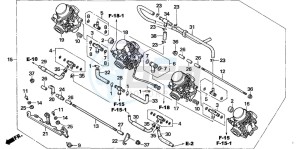 CBF600N drawing CARBURETOR (ASSY.)