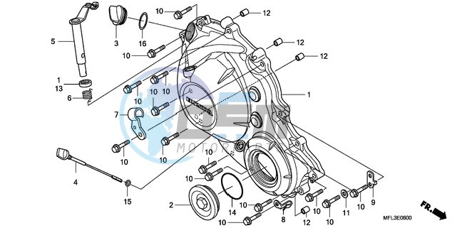 RIGHT CRANKCASE COVER