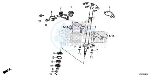 TRX250TEG TRX250T Europe Direct - (ED) drawing STEERING SHAFT